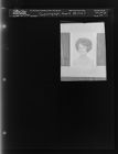 Re-photograph: Female Portrait (1 Negative), September 16-17, 1965 [Sleeve 77, Folder b, Box 37]